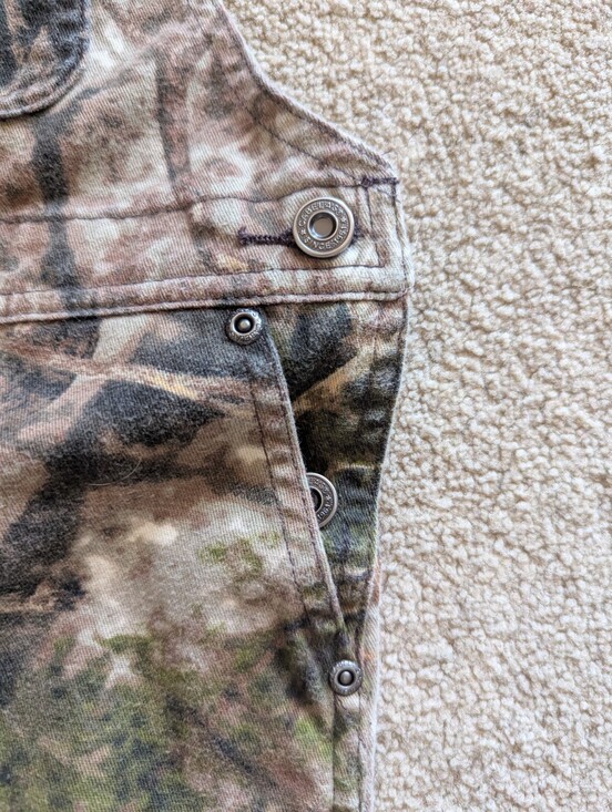 Cabela’s kids 4T Camo Overalls Bibs Hunting - Picture 5 of 9